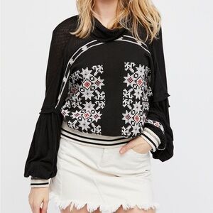 free people we the free mirage hacci top size medium